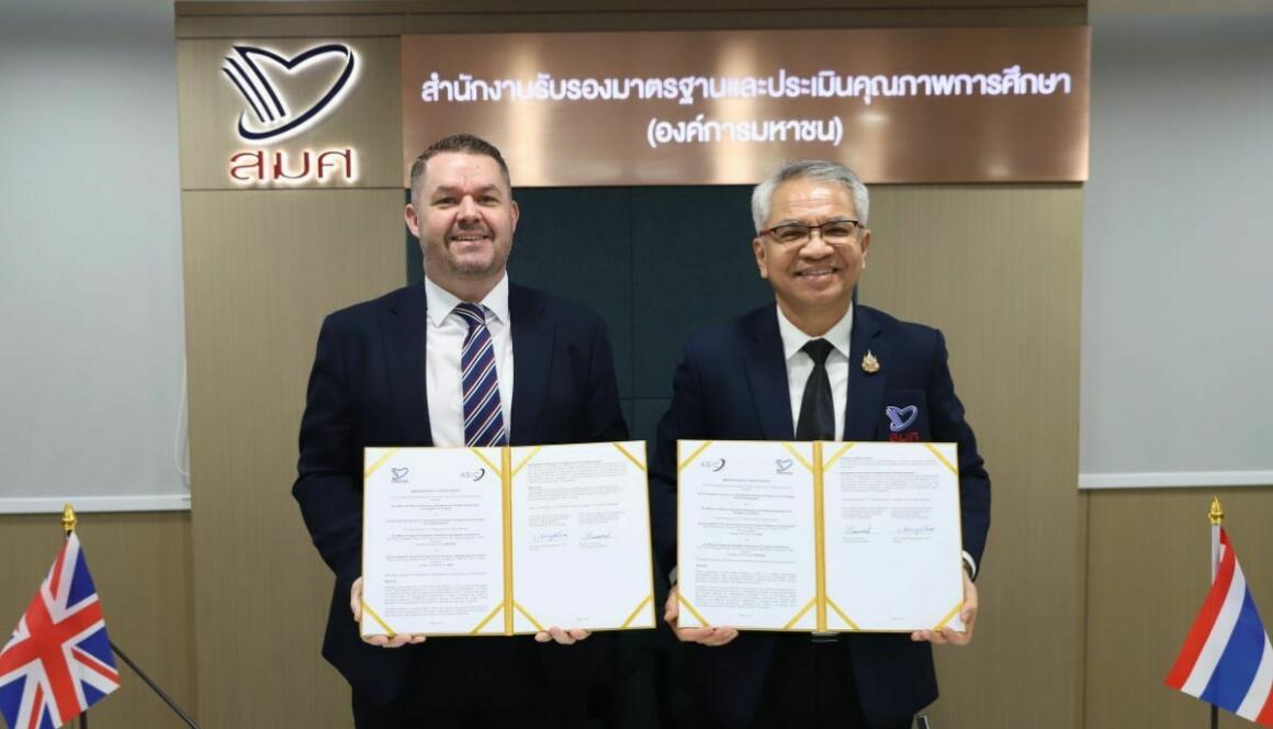 ONESQA ASIC Mo U signing Bangkok Thailand